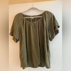 Green/ Olive Madewell Top